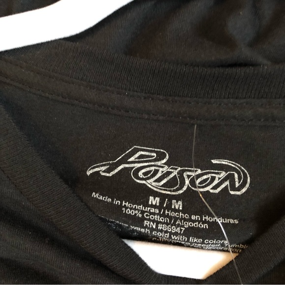 Poison Band T shirt NWOT - Picture 3 of 5